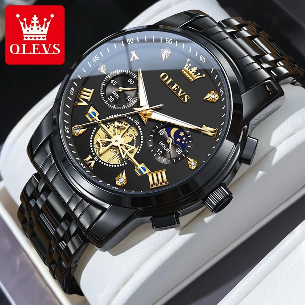 OLEVS Chronographe Phase Lune - Kyoukaï