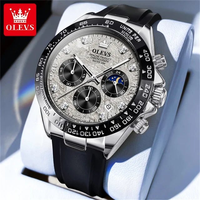 OLEVS Chronographe Phase Lune - Kyoukaï