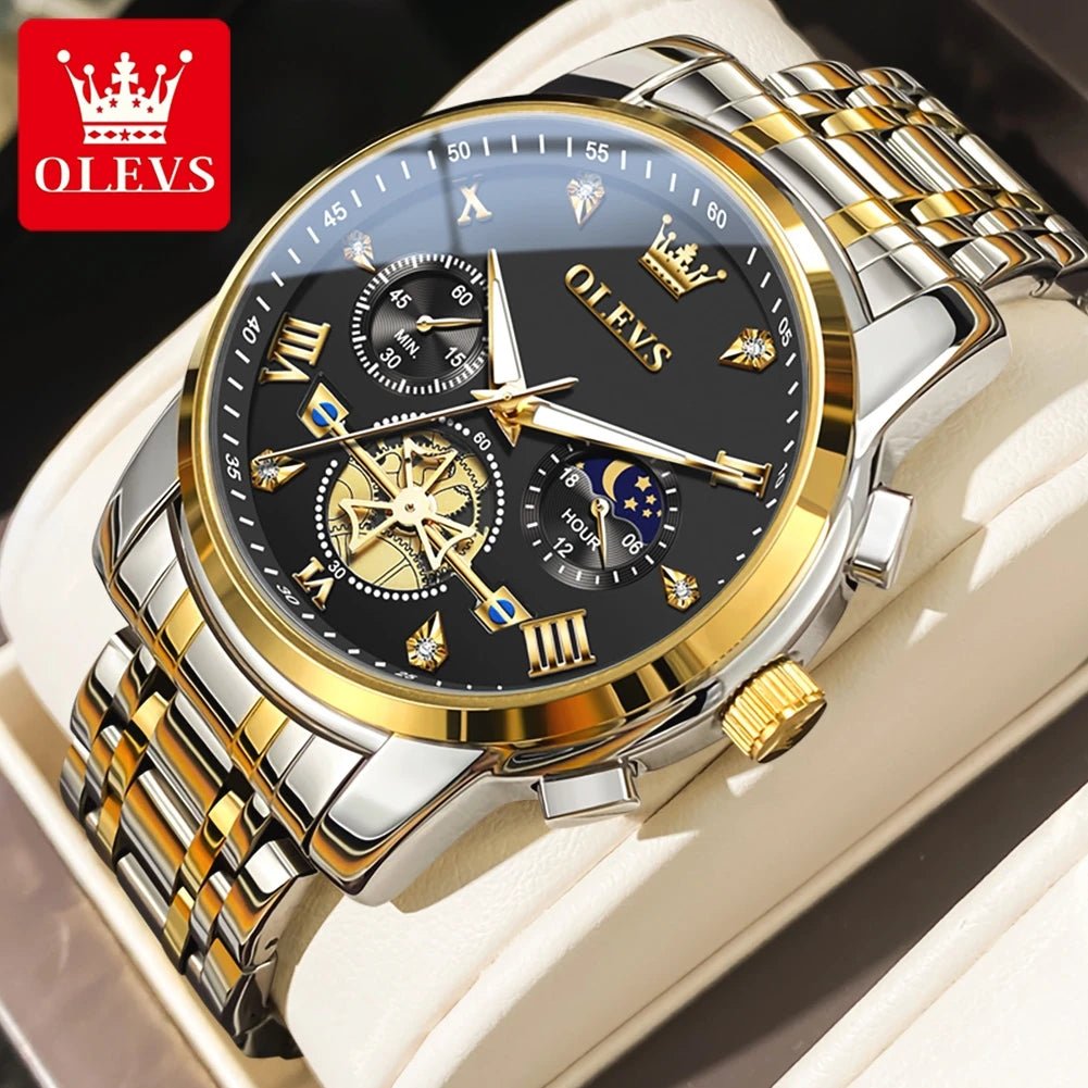 OLEVS Chronographe Phase Lune - Kyoukaï