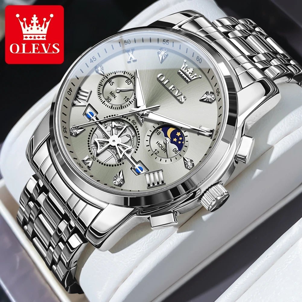 OLEVS Chronographe Phase Lune - Kyoukaï