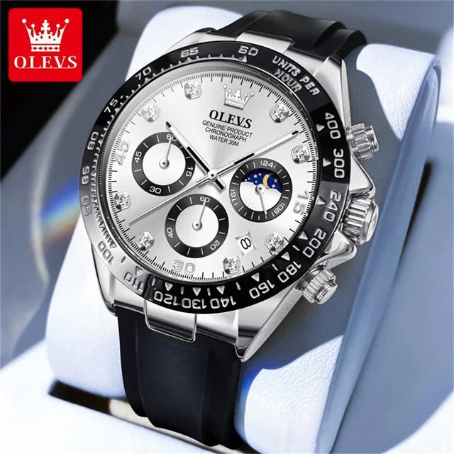 OLEVS Chronographe Phase Lune - Kyoukaï