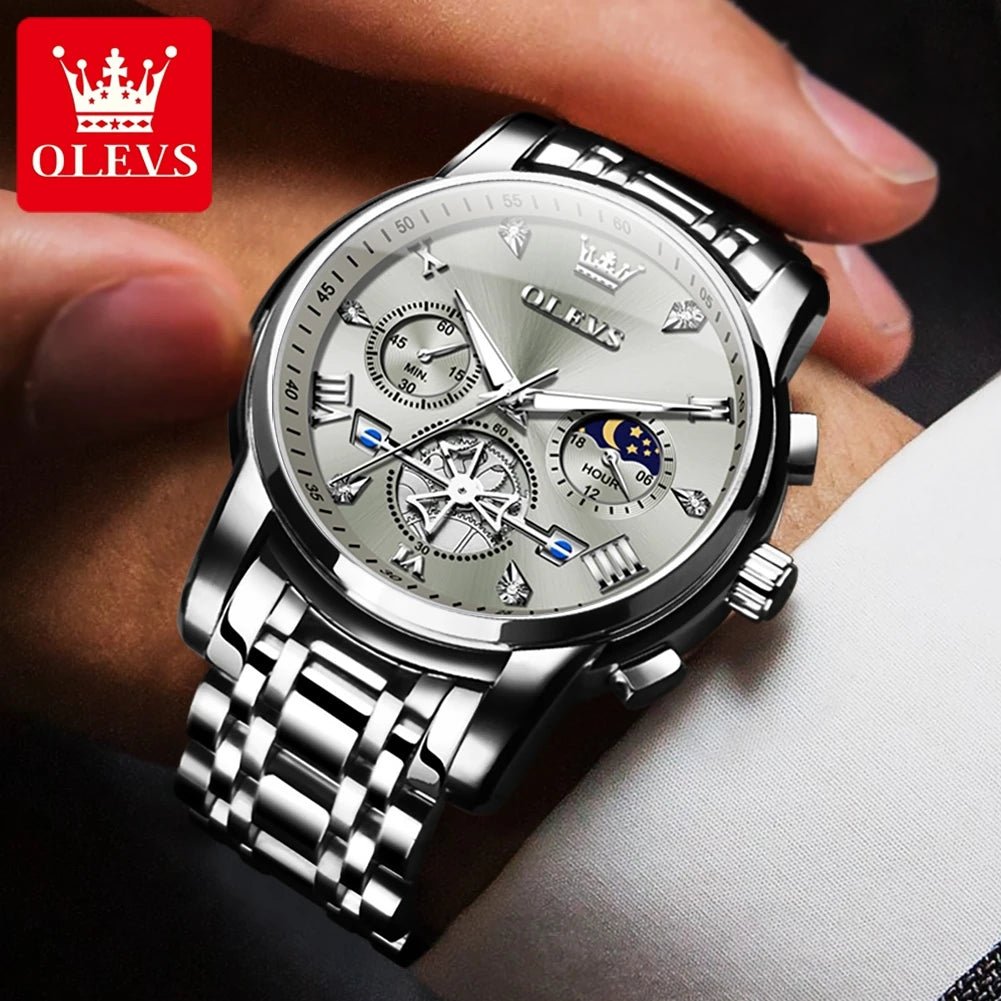 OLEVS Chronographe Phase Lune - Kyoukaï