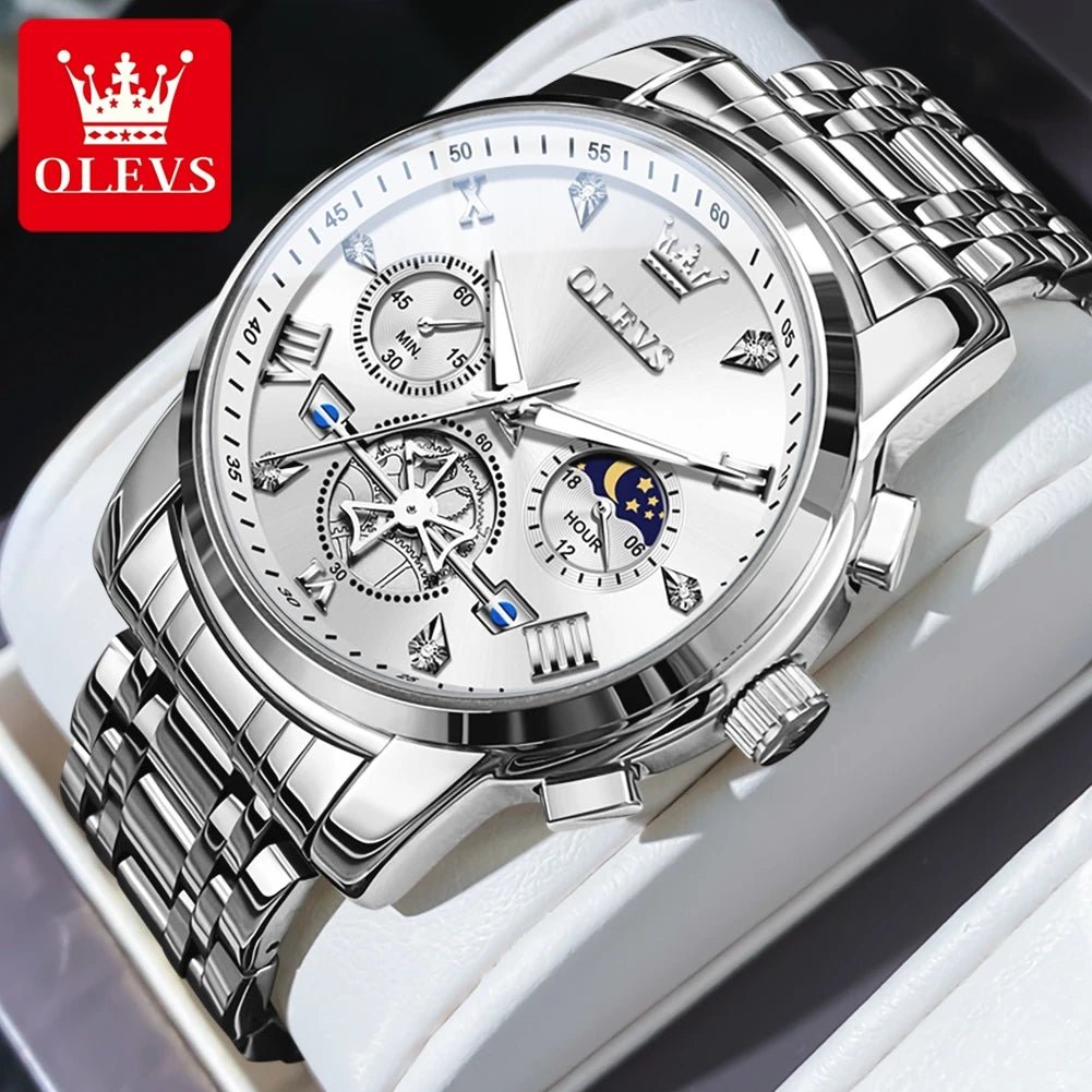 OLEVS Chronographe Phase Lune - Kyoukaï