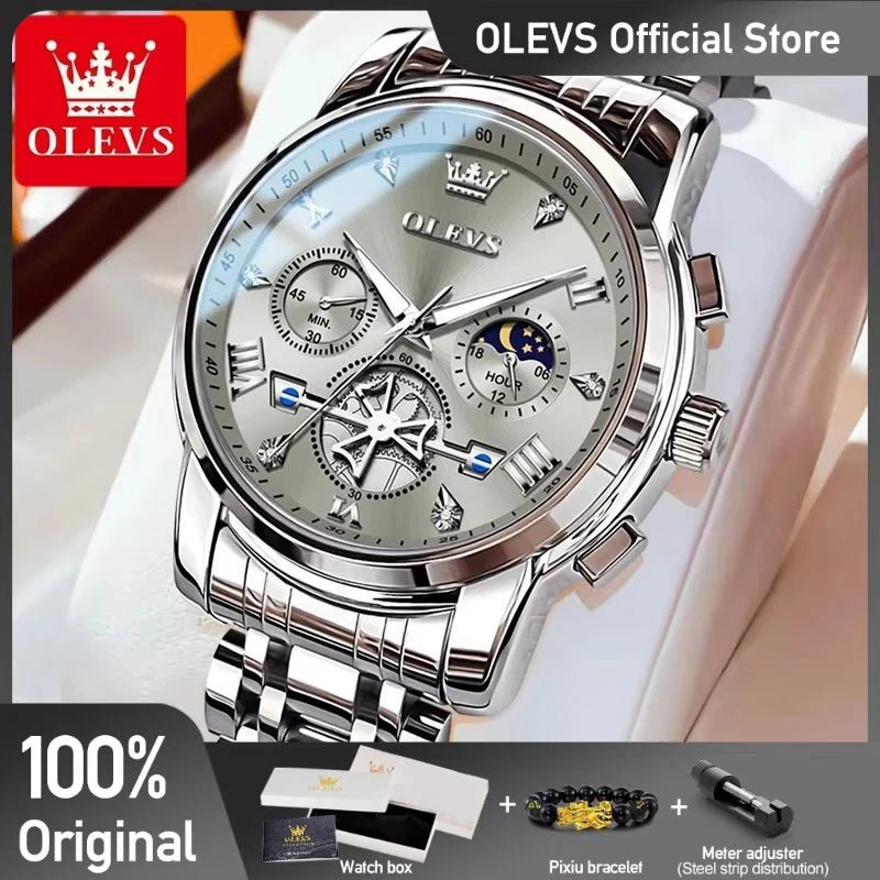 OLEVS Chronographe Phase Lune - Kyoukaï