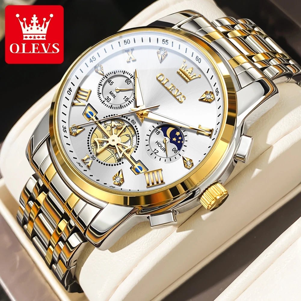 OLEVS Chronographe Phase Lune - Kyoukaï