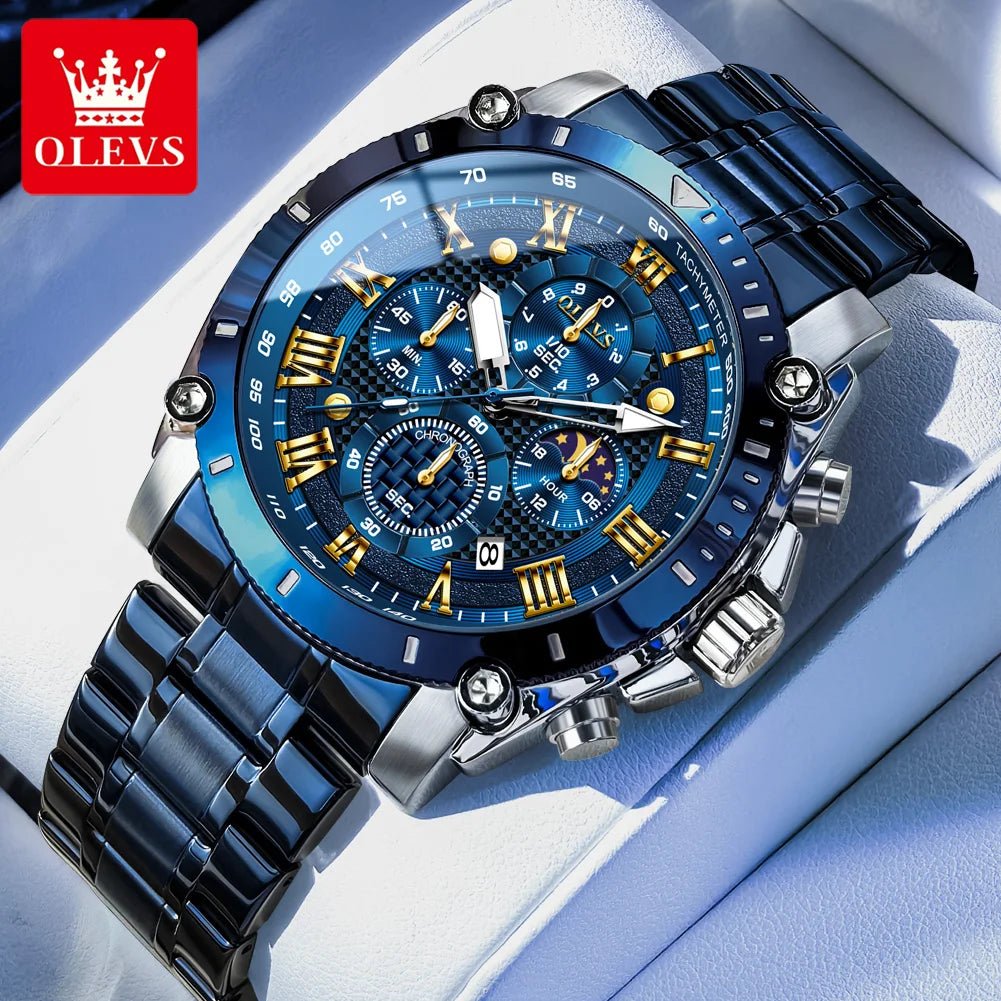 OLEVS Chronographe Sport Homme - Kyoukaï
