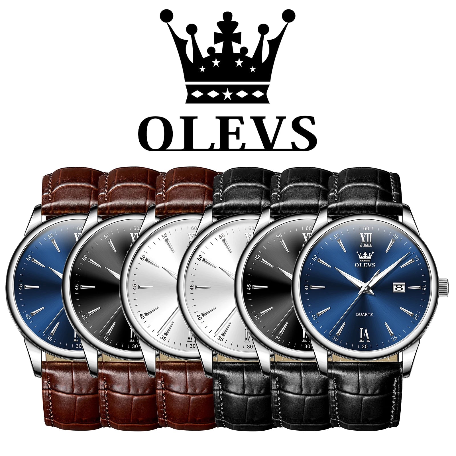 OLEVS Cuir Casual Homme - Kyoukaï