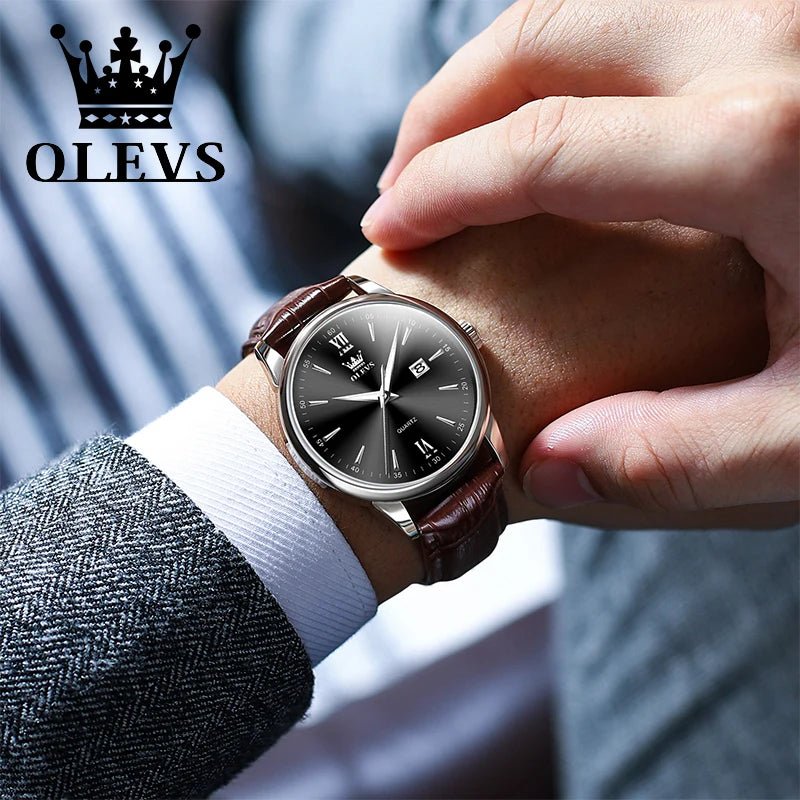 OLEVS Cuir Casual Homme - Kyoukaï