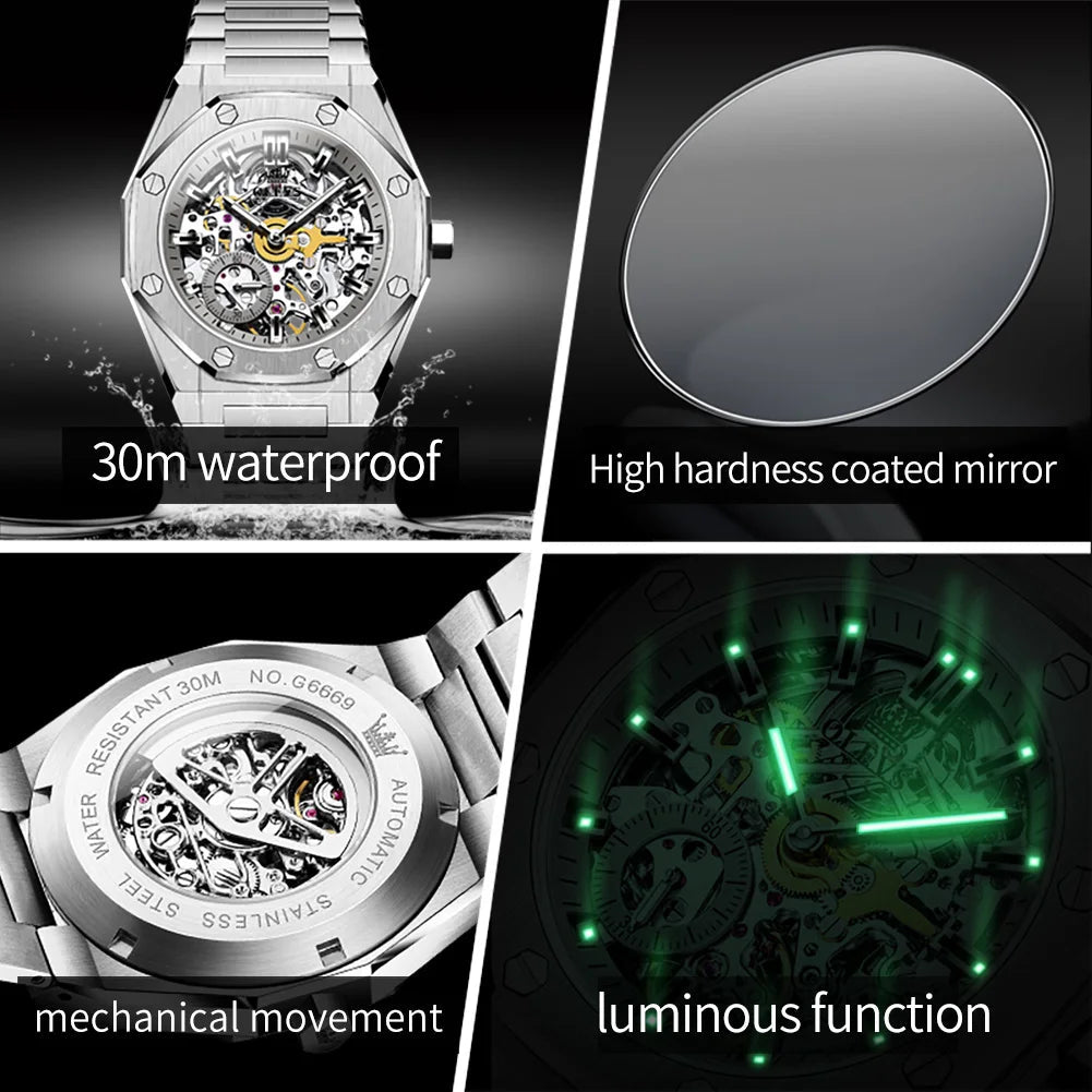 OLEVS Squelette Automatique Luxe - Kyoukaï