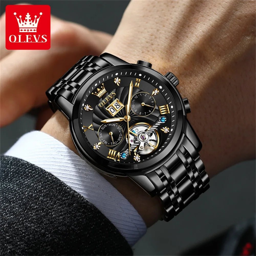 OLEVS Tourbillon Automatique Homme - Kyoukaï
