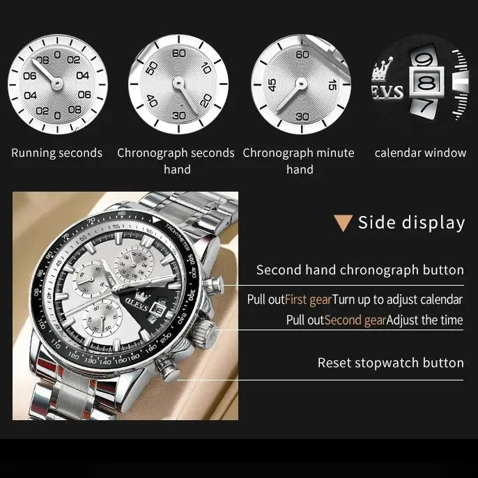 OLEVS TY705 Chronographe - Kyoukaï