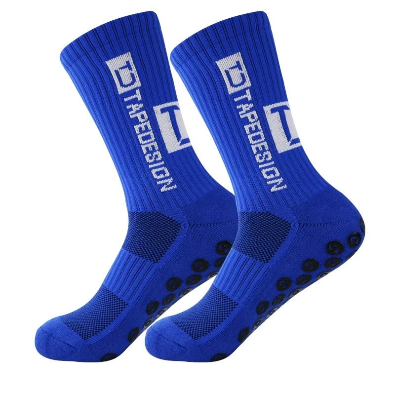 Professional Anti-slip Football Socks Men Women Non-slip Soccer Basketball Tennis Sport Socks Grip Cycling Riding Socks 1 Pair - Kyoukaï