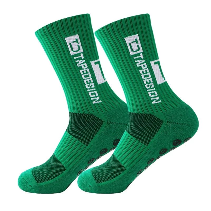 Professional Anti-slip Football Socks Men Women Non-slip Soccer Basketball Tennis Sport Socks Grip Cycling Riding Socks 1 Pair - Kyoukaï