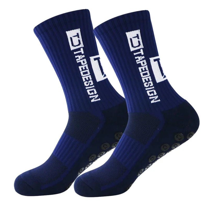 Professional Anti-slip Football Socks Men Women Non-slip Soccer Basketball Tennis Sport Socks Grip Cycling Riding Socks 1 Pair - Kyoukaï