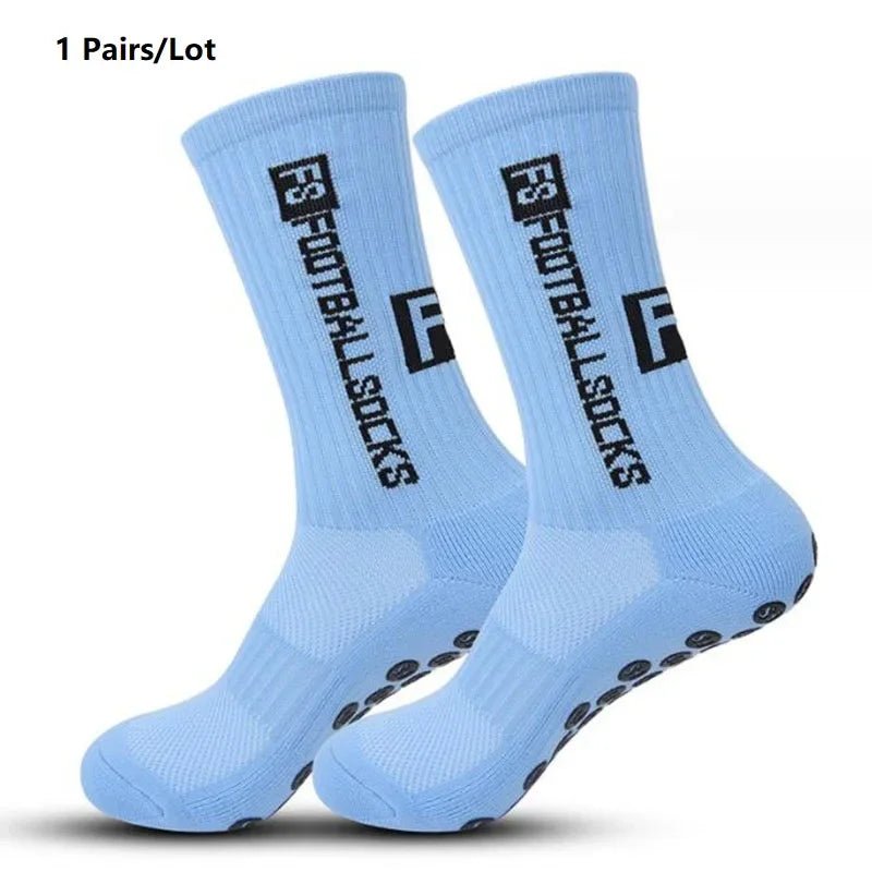 Professional Anti-slip Football Socks Men Women Non-slip Soccer Basketball Tennis Sport Socks Grip Cycling Riding Socks 1 Pair - Kyoukaï