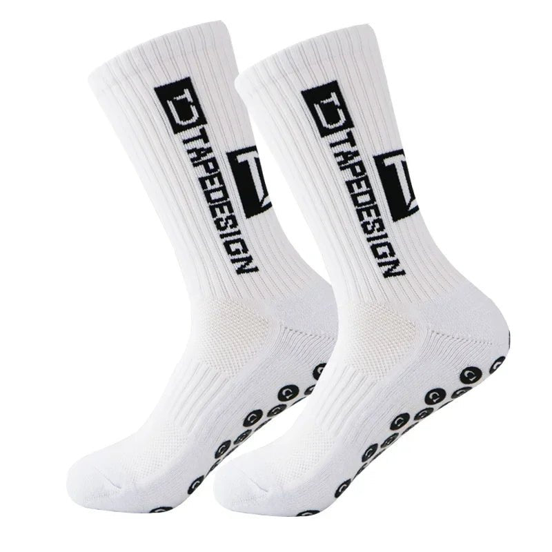 Professional Anti-slip Football Socks Men Women Non-slip Soccer Basketball Tennis Sport Socks Grip Cycling Riding Socks 1 Pair - Kyoukaï