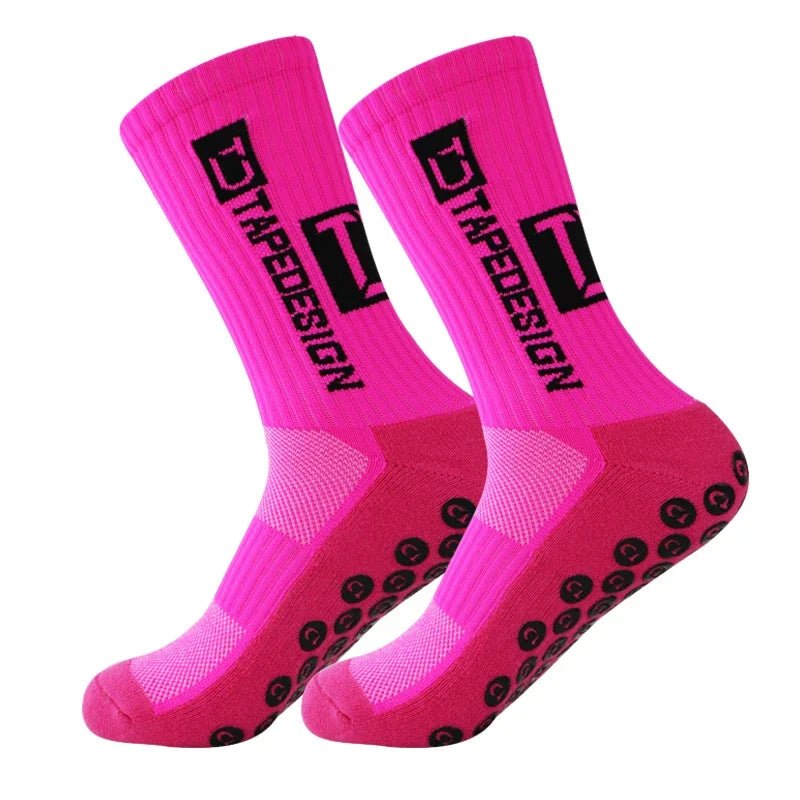 Professional Anti-slip Football Socks Men Women Non-slip Soccer Basketball Tennis Sport Socks Grip Cycling Riding Socks 1 Pair - Kyoukaï