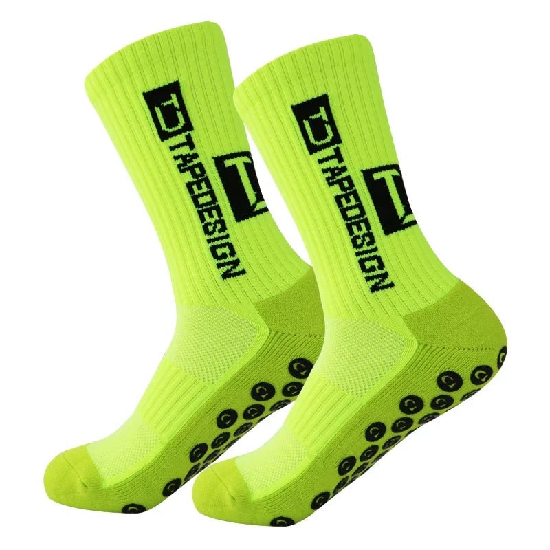Professional Anti-slip Football Socks Men Women Non-slip Soccer Basketball Tennis Sport Socks Grip Cycling Riding Socks 1 Pair - Kyoukaï