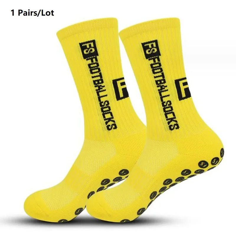 Professional Anti-slip Football Socks Men Women Non-slip Soccer Basketball Tennis Sport Socks Grip Cycling Riding Socks 1 Pair - Kyoukaï