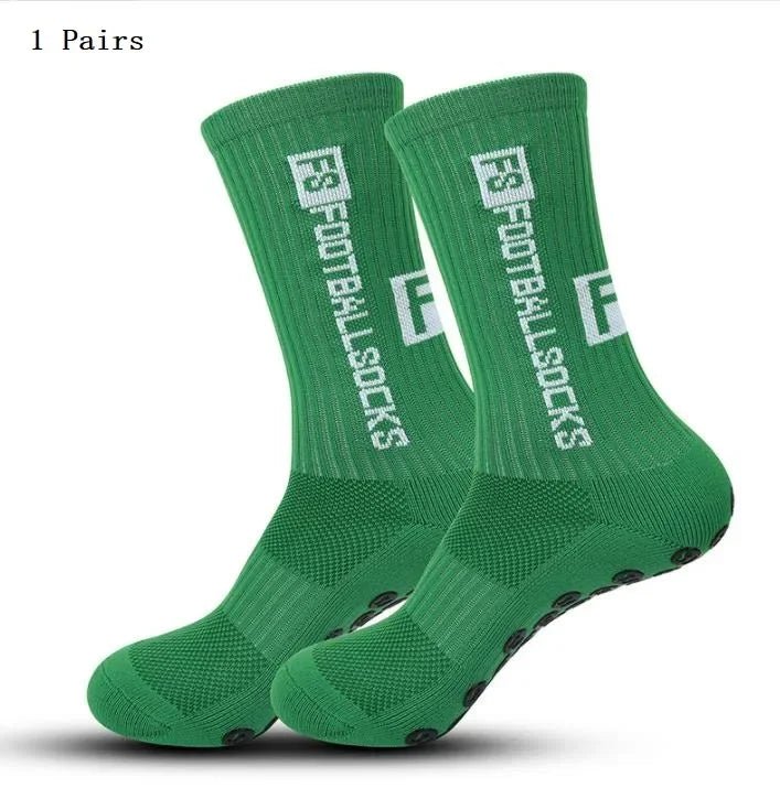 Professional Anti-slip Football Socks Men Women Non-slip Soccer Basketball Tennis Sport Socks Grip Cycling Riding Socks 1 Pair - Kyoukaï