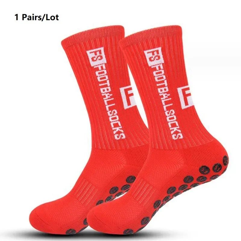 Professional Anti-slip Football Socks Men Women Non-slip Soccer Basketball Tennis Sport Socks Grip Cycling Riding Socks 1 Pair - Kyoukaï