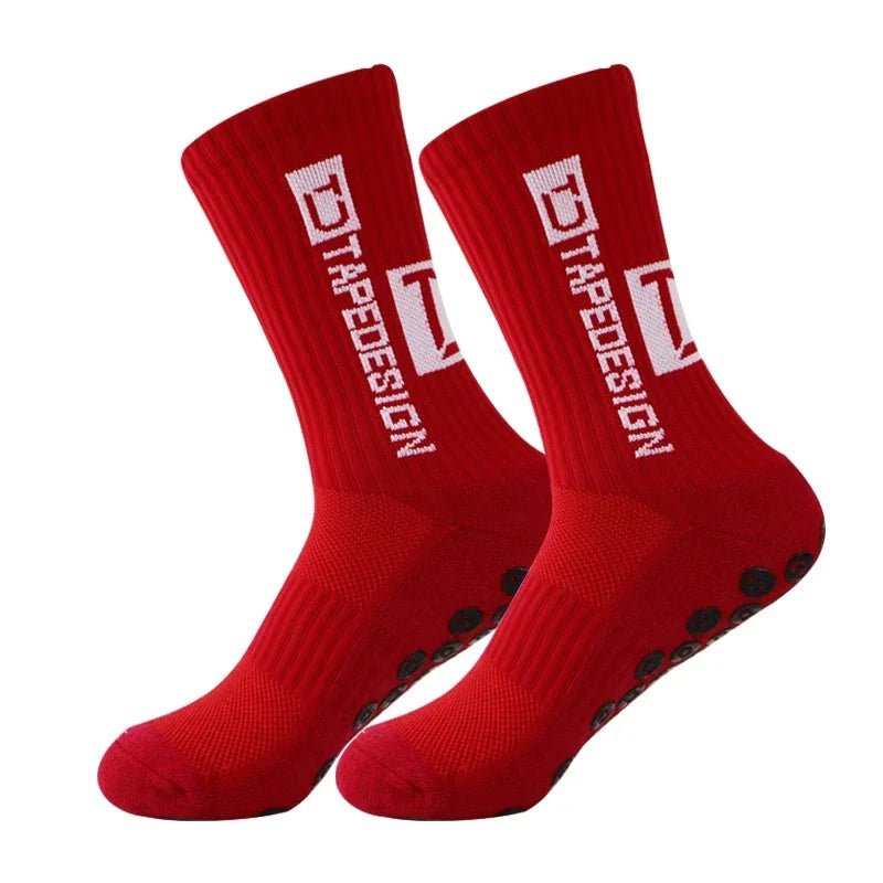 Professional Anti-slip Football Socks Men Women Non-slip Soccer Basketball Tennis Sport Socks Grip Cycling Riding Socks 1 Pair - Kyoukaï