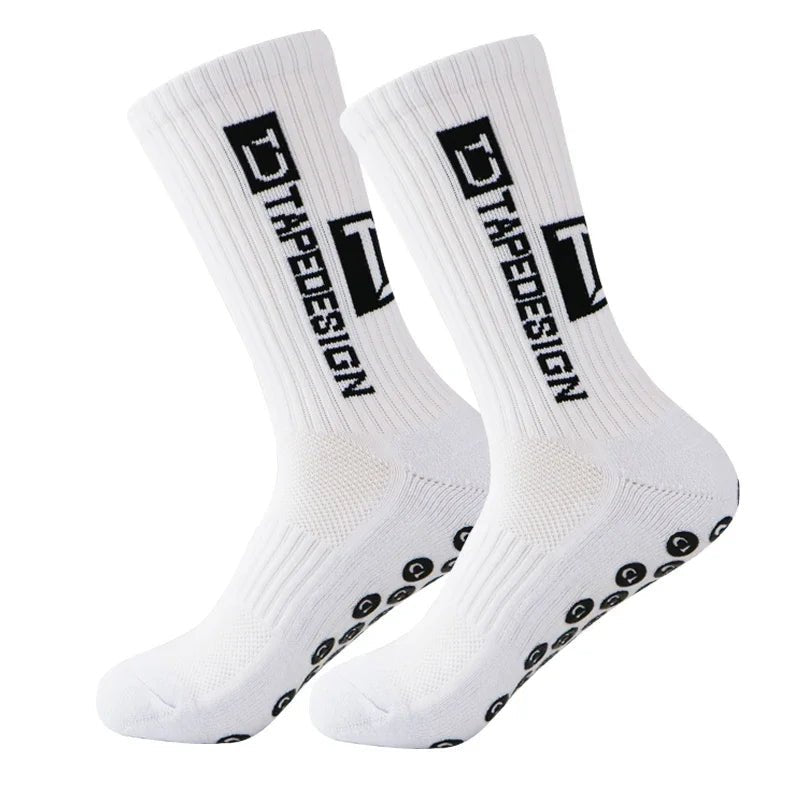 Professional Anti-slip Football Socks Men Women Non-slip Soccer Basketball Tennis Sport Socks Grip Cycling Riding Socks 1 Pair - Kyoukaï
