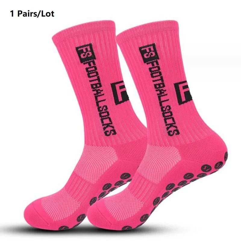 Professional Anti-slip Football Socks Men Women Non-slip Soccer Basketball Tennis Sport Socks Grip Cycling Riding Socks 1 Pair - Kyoukaï