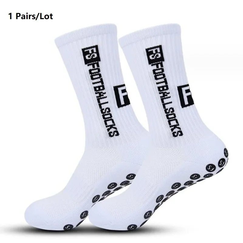 Professional Anti-slip Football Socks Men Women Non-slip Soccer Basketball Tennis Sport Socks Grip Cycling Riding Socks 1 Pair - Kyoukaï