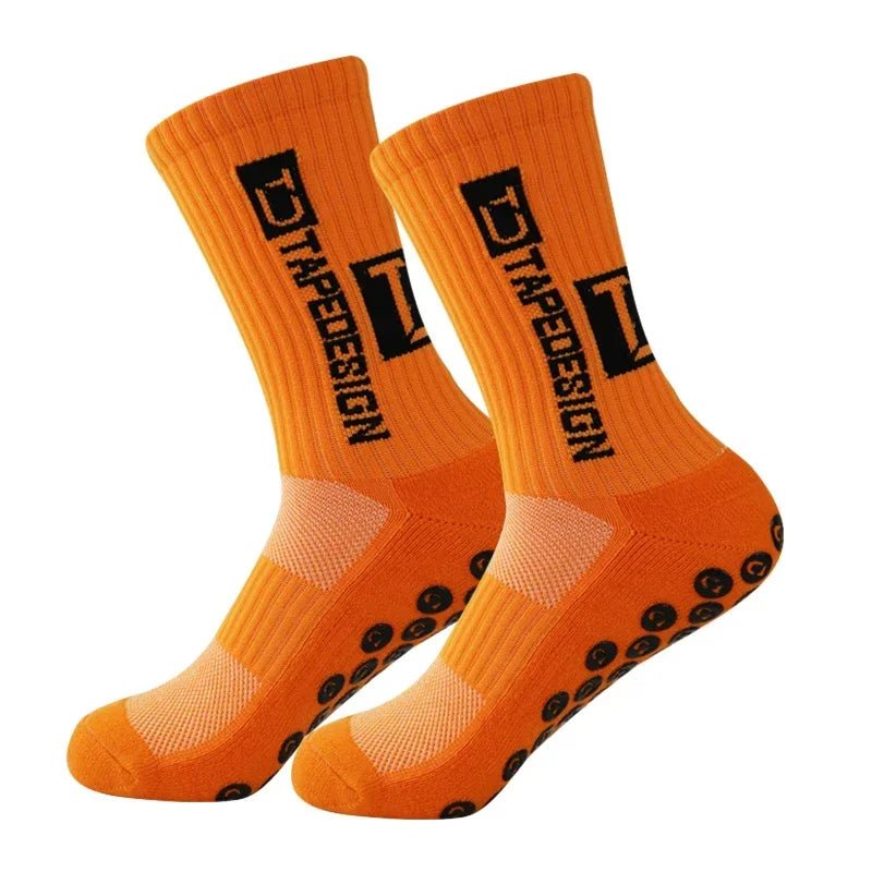 Professional Anti-slip Football Socks Men Women Non-slip Soccer Basketball Tennis Sport Socks Grip Cycling Riding Socks 1 Pair - Kyoukaï