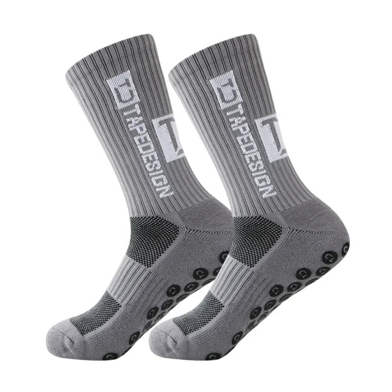 Professional Anti-slip Football Socks Men Women Non-slip Soccer Basketball Tennis Sport Socks Grip Cycling Riding Socks 1 Pair - Kyoukaï