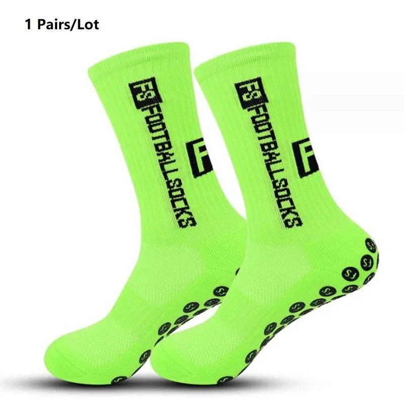 Professional Anti-slip Football Socks Men Women Non-slip Soccer Basketball Tennis Sport Socks Grip Cycling Riding Socks 1 Pair - Kyoukaï