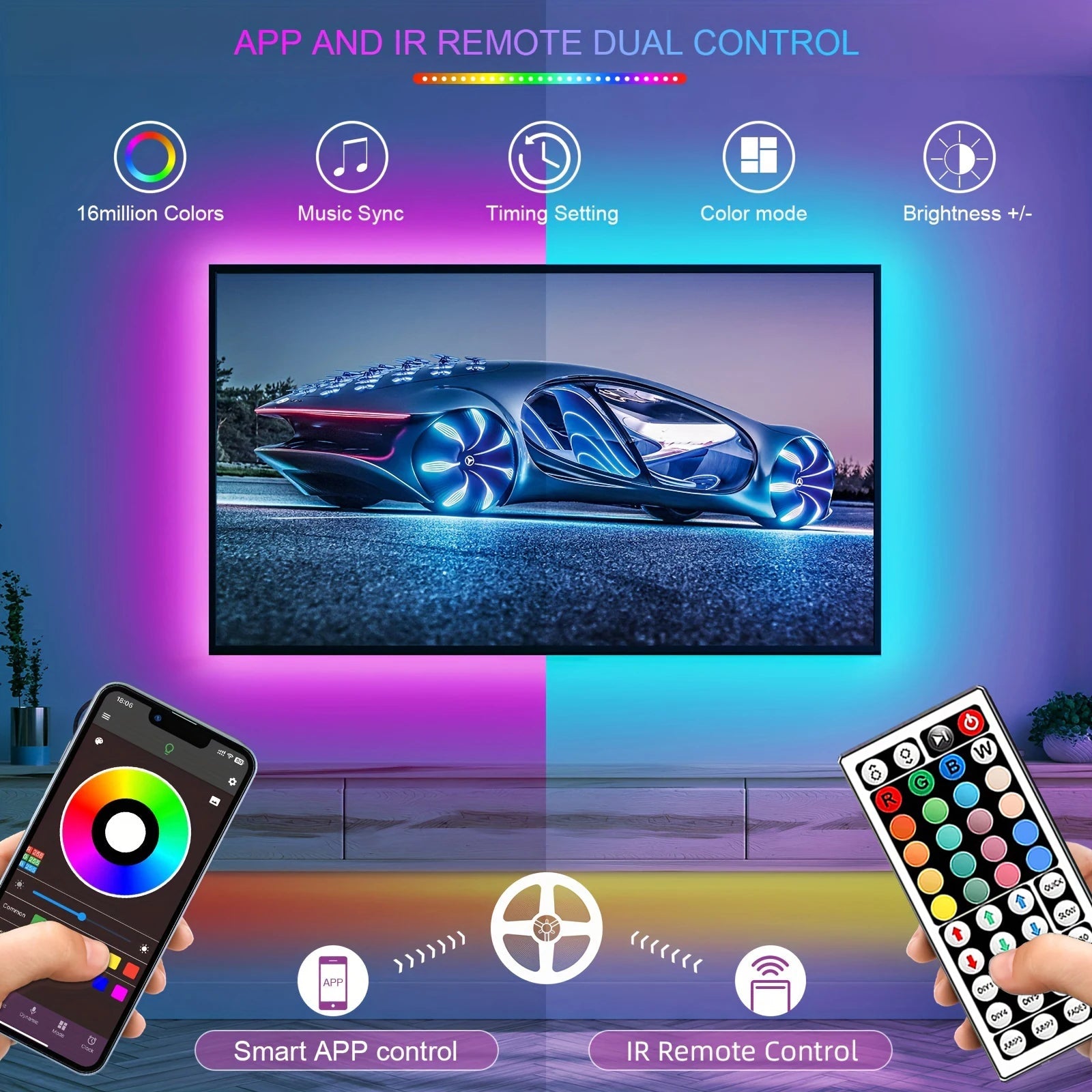 Ruban LED RGB app - Kyoukaï