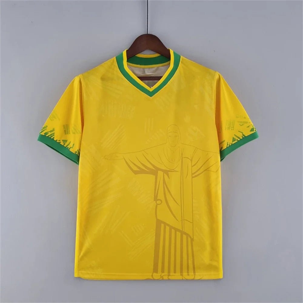 Summer Football Training Top Brazil Special Edition Jesus Black Grey Football Jersey Adult Children Outdoor Quick-drying Tshirts - Kyoukaï