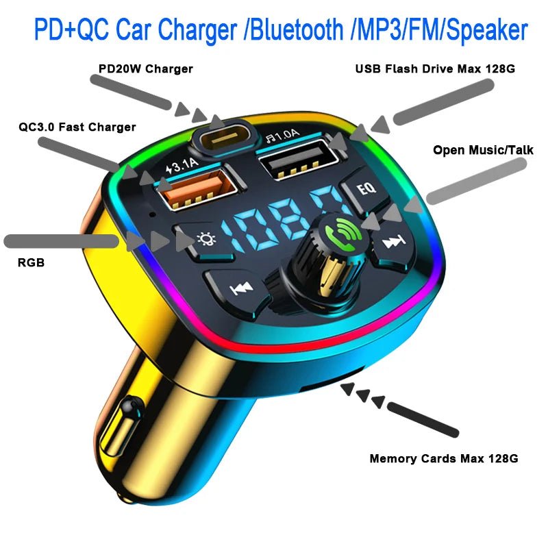 Transmetteur FM Bluetooth voiture - Kyoukaï