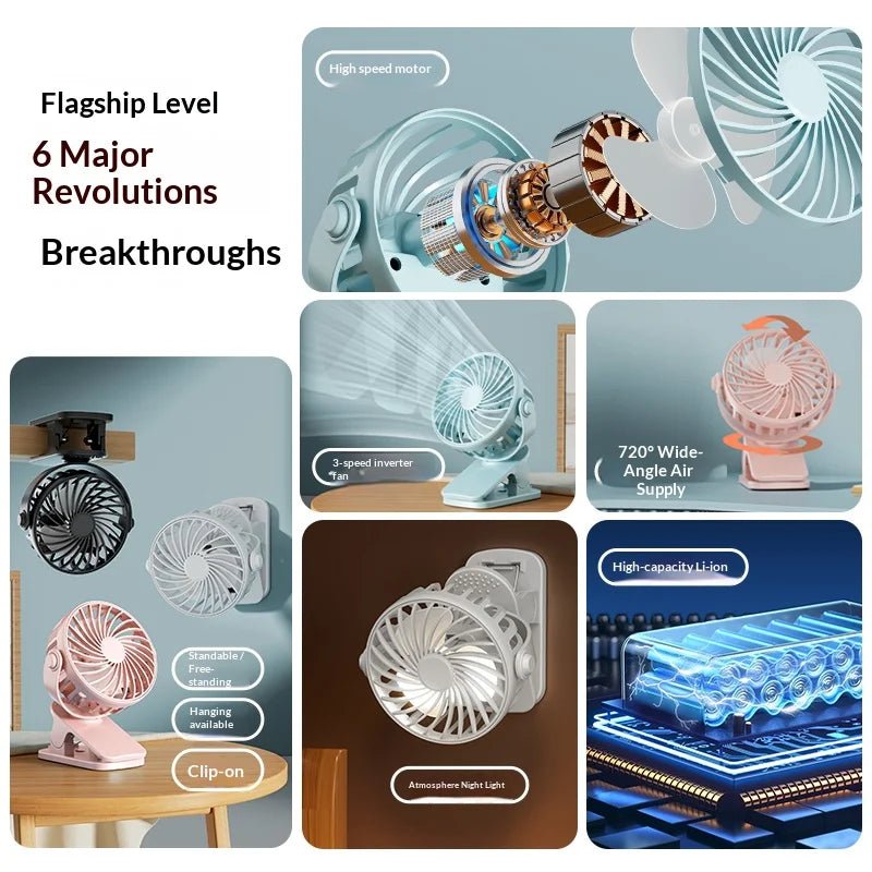 Ventilateur clip rechargeable - Kyoukaï