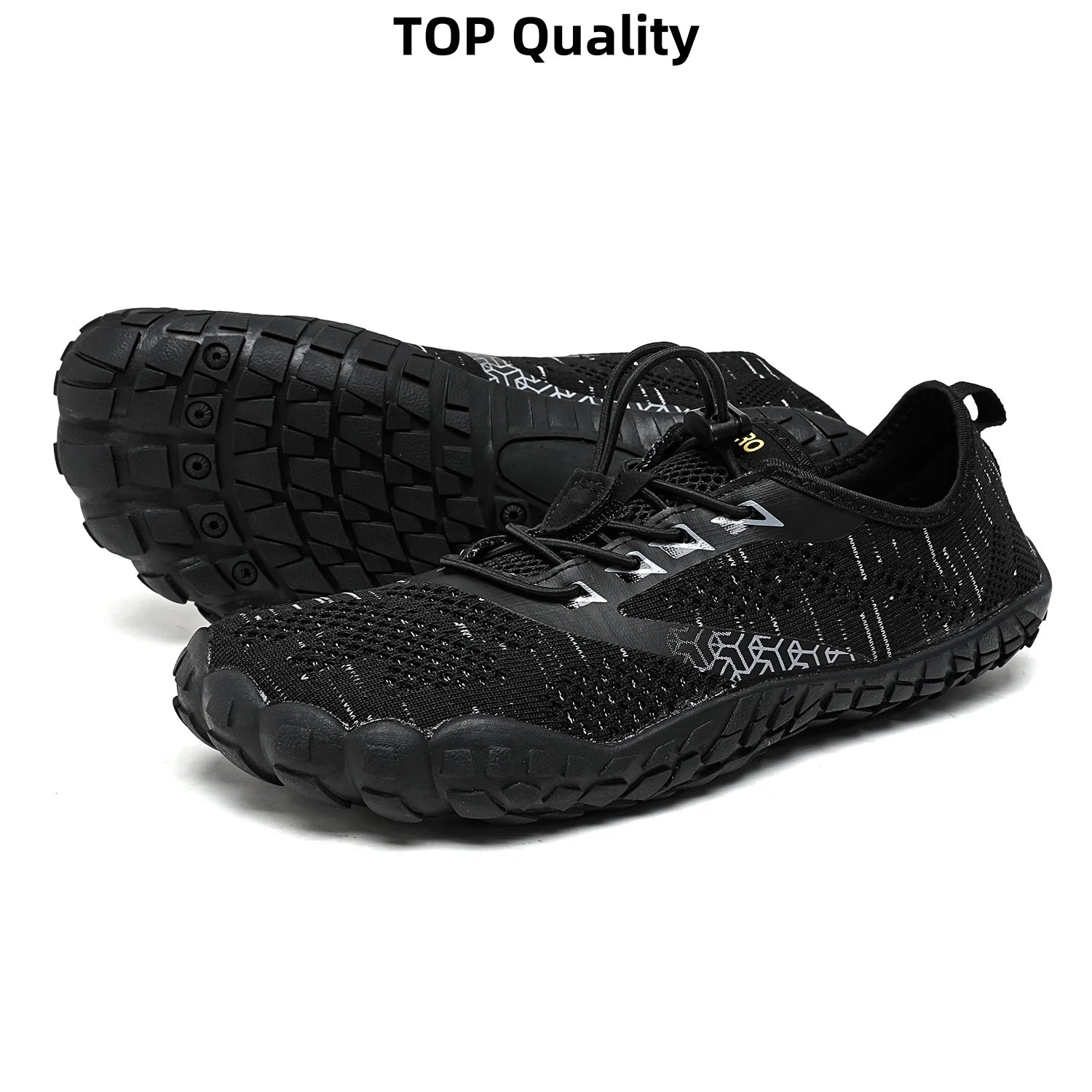 Wide Toe Zero Barefoot Shoes Mens Minimalist Water Shoes Breathable for Walking Rock Climbing Wrestling Trail Running Sneakers - Kyoukaï